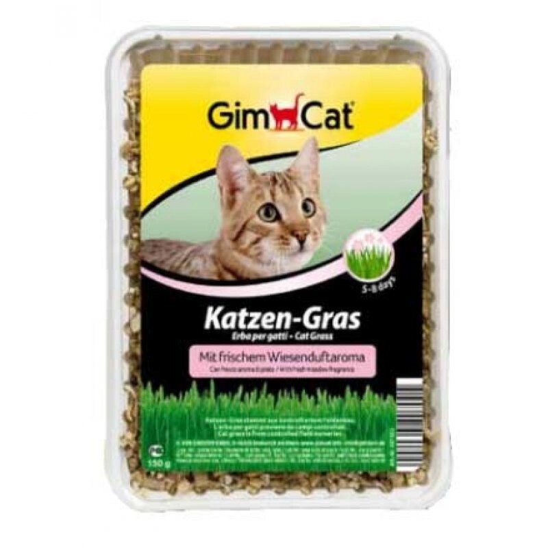 Трава для котів з піддоном GimPet Katzen-Gras Джімпет від компанії MY PET - фото 1