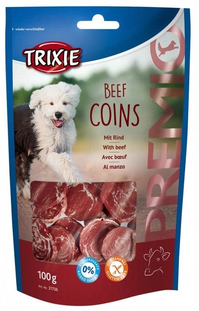 Trixie PREMIO Beef Coins 100гр - ласощі для собак з яловичиною від компанії MY PET - фото 1