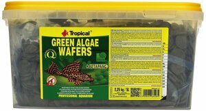 Tropical Green algae wafers 5L / 2,25kg корм для анціструсов, птерігопліхт