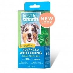 TropiClean Fresh Breath ADVANCED WHITENING Gel - відбілюючий гель для чищення зубів у собак 118мл від компанії MY PET - фото 1