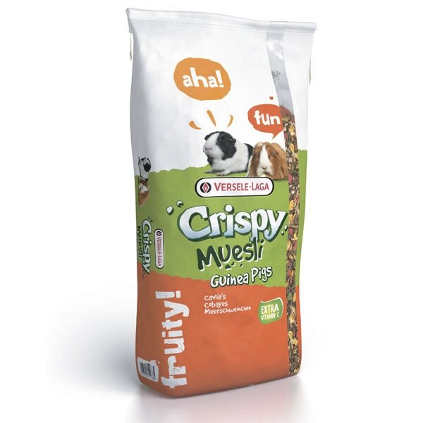 Versele-Laga Crispy Muesli Guinea Pigs Верселя-лага кріспі МЮСЛІ МОРСЬКА СВИНКА корм для морських свинок, з віт. C 20кг від компанії MY PET - фото 1