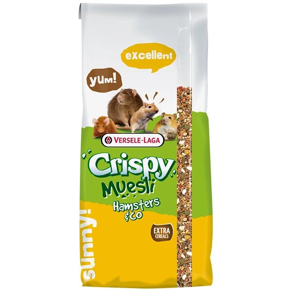 Versele-Laga Crispy Muesli Hamster Верселя-лага кріспі МЮСЛІ ХОМЯК зернова суміш для хом'яків, щурів, мишей, піщанок від компанії MY PET - фото 1