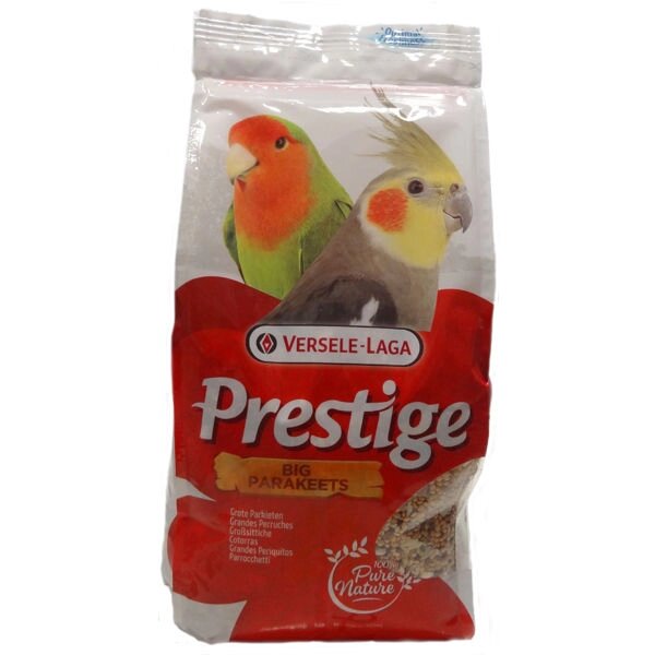 Versele-Laga Prestige Big Parakeets Cockatiels зернова суміш корм для середніх папуг 1кг від компанії MY PET - фото 1