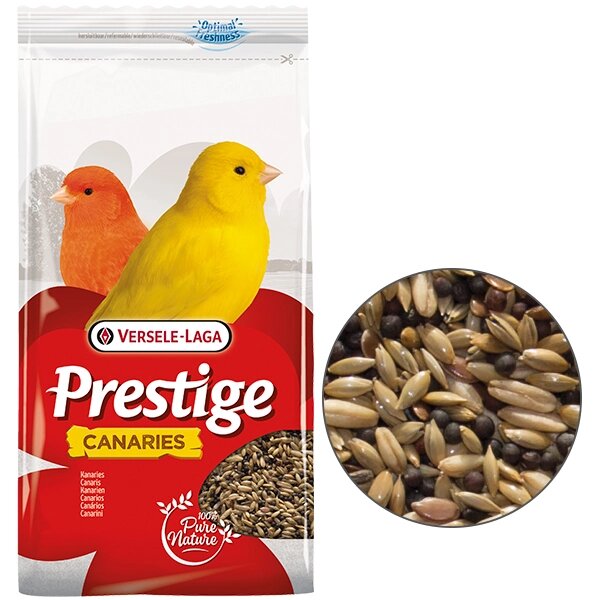 Versele-Laga Prestige Canaries Верселя-лага ПРЕСТИЖ канарки зернова суміш корм для канарок 1кг від компанії MY PET - фото 1