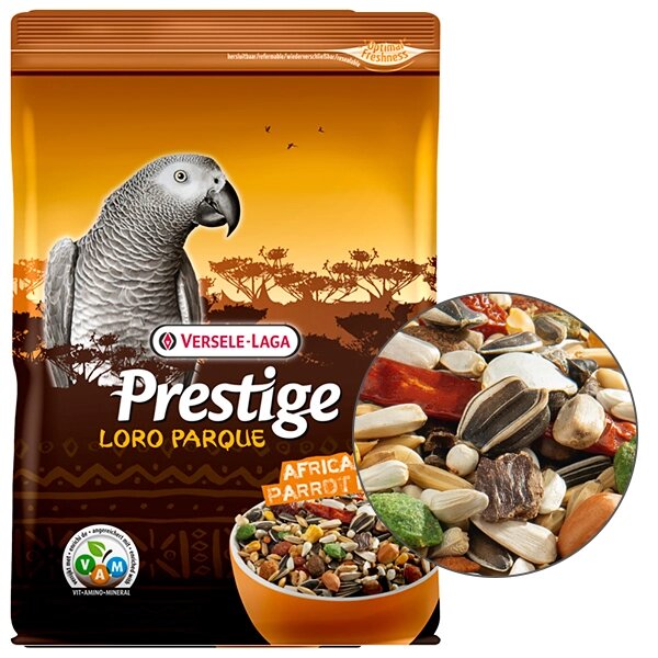 Versele-Laga Prestige Loro Parque African Parrot Mix зернова суміш корм для африканських папуг від компанії MY PET - фото 1