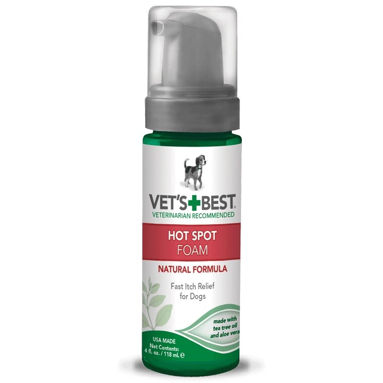 Vet's + Best Hot Spot Foam Миюча піна для усунення подразнень, запалень і свербіння 118мл від компанії MY PET - фото 1