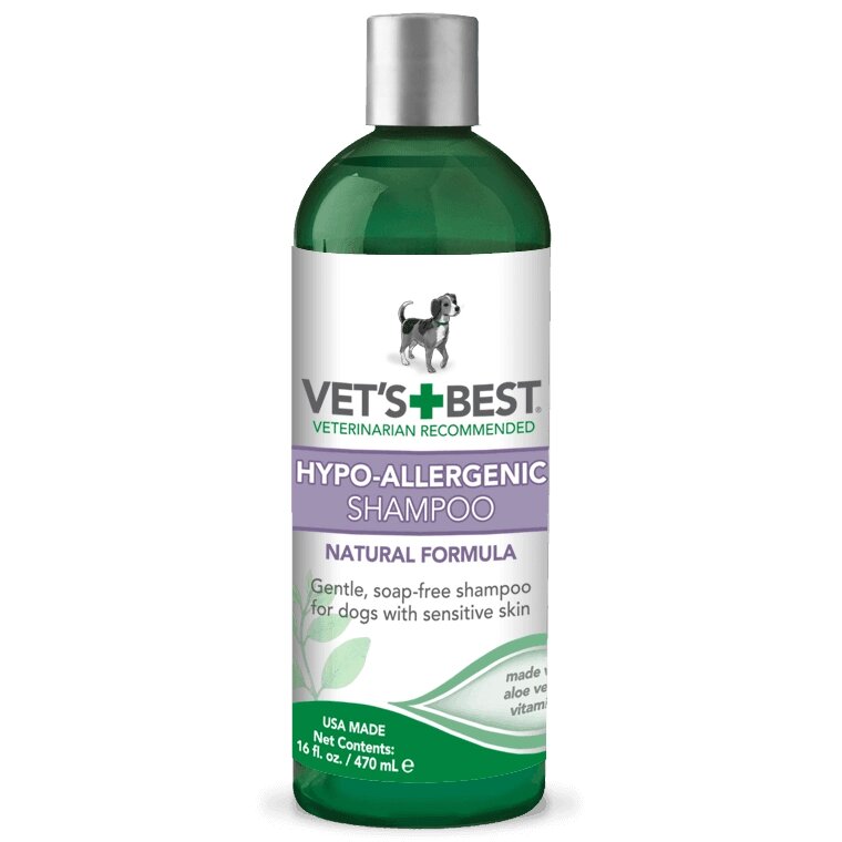 Vet's + Best Hypo-Allergenic Shampoo Шампунь гіпоалергенний, для чутливої ​​шкіри 470мл від компанії MY PET - фото 1