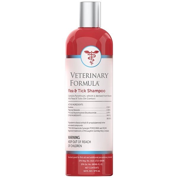 Veterinary Formula проти бліх та кліщів Flea & Tick Shampoo шампунь для собак 503мл від компанії MY PET - фото 1