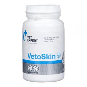 Ветоскін VetExpert Vetoskin капсули для собак і кішок дерматологія 90