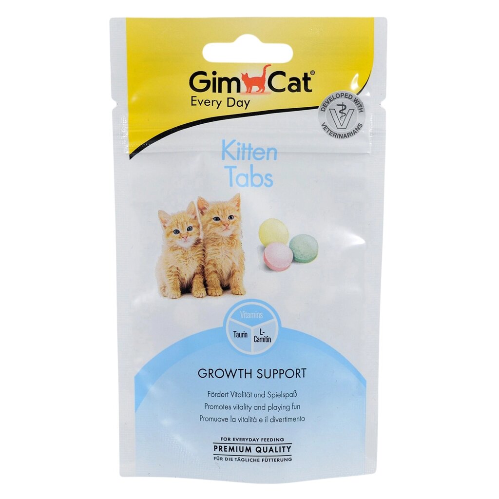 Вітаміни GimCat, Every Day Kitten вітаміни для кошенят, 40 г від компанії MY PET - фото 1