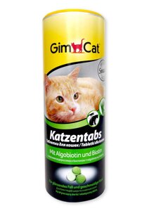 Вітаміни GimCat для котів, Katzentabs з алгобіотином, 710 таб/425 г