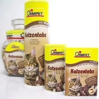 Вітамінізоване ласощі Джімпет (Gimpet) для кішок з дичиною 710 таб від компанії MY PET - фото 1