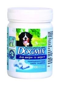 Вітаміни «Dogmix для шкіри і вовни (100 табл) від компанії MY PET - фото 1