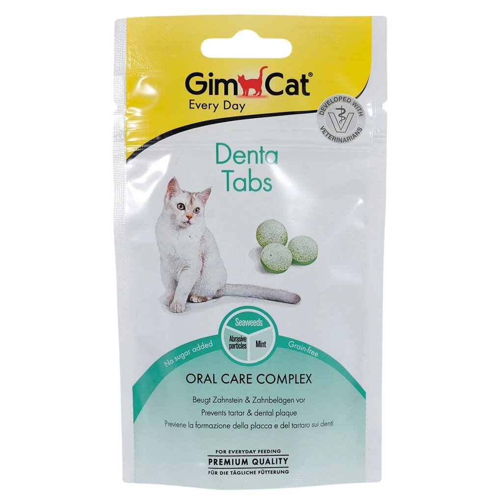 Втаміни GimCat для котів, Every Day Dental догляд за зубами, 40 г від компанії MY PET - фото 1
