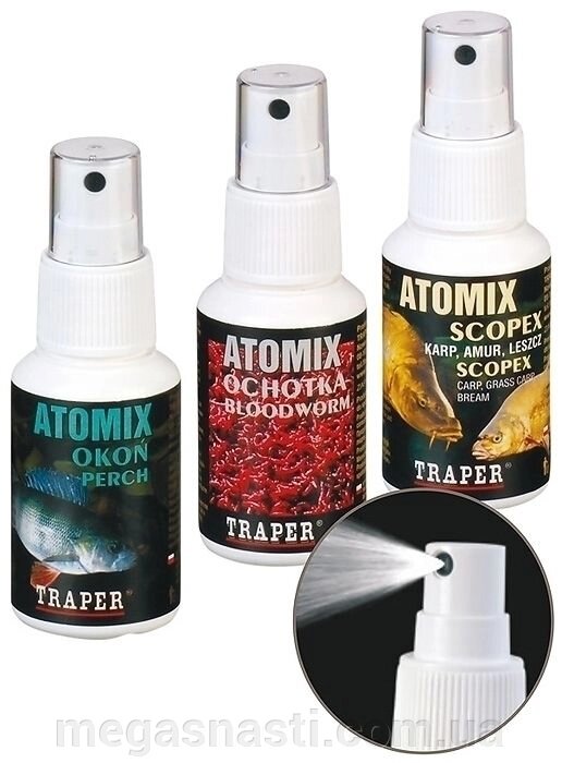 Атрактанти Traper Atomix Часник (50мл) від компанії MEGASNASTI - фото 1