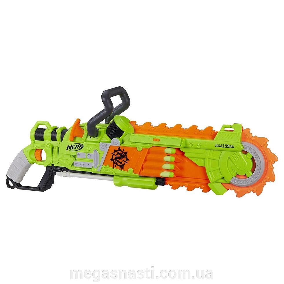 Бластер Nerf Zombie Strike Brainsaw Blaster, Hasbro від компанії MEGASNASTI - фото 1