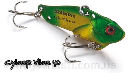 Блесна Strike Pro Cyber Vibe 40мм 6.6гр (цикада) (45321408