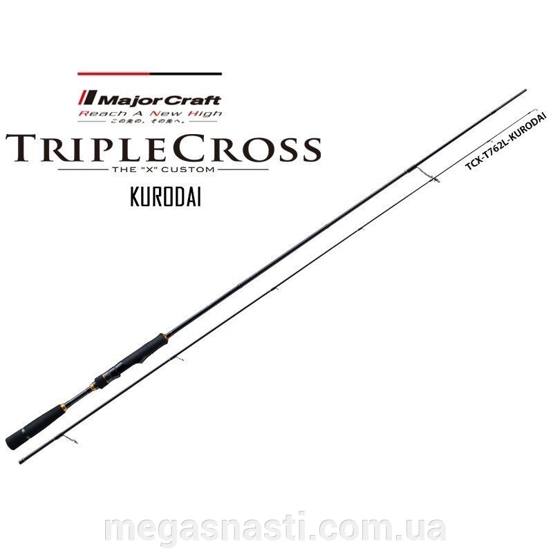 Cпіннінг Major Craft Triple Cross Ajing TCX-S732AJI 2.21м (0.6-10гр) від компанії MEGASNASTI - фото 1