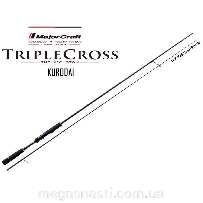 Cпіннінг Major Craft Triple Cross Kurodai TCX-S782ML / KR 2.34м (2-15гр) від компанії MEGASNASTI - фото 1