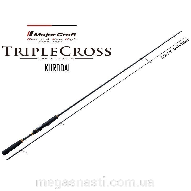 Cпіннінг Major Craft Triple Cross Mebaru TCX-S762UL 2.29м (0.4-5гр) від компанії MEGASNASTI - фото 1