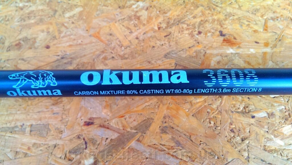 Cпіннінг Okuma TravelSpin 3.60м (60-80гр) від компанії MEGASNASTI - фото 1