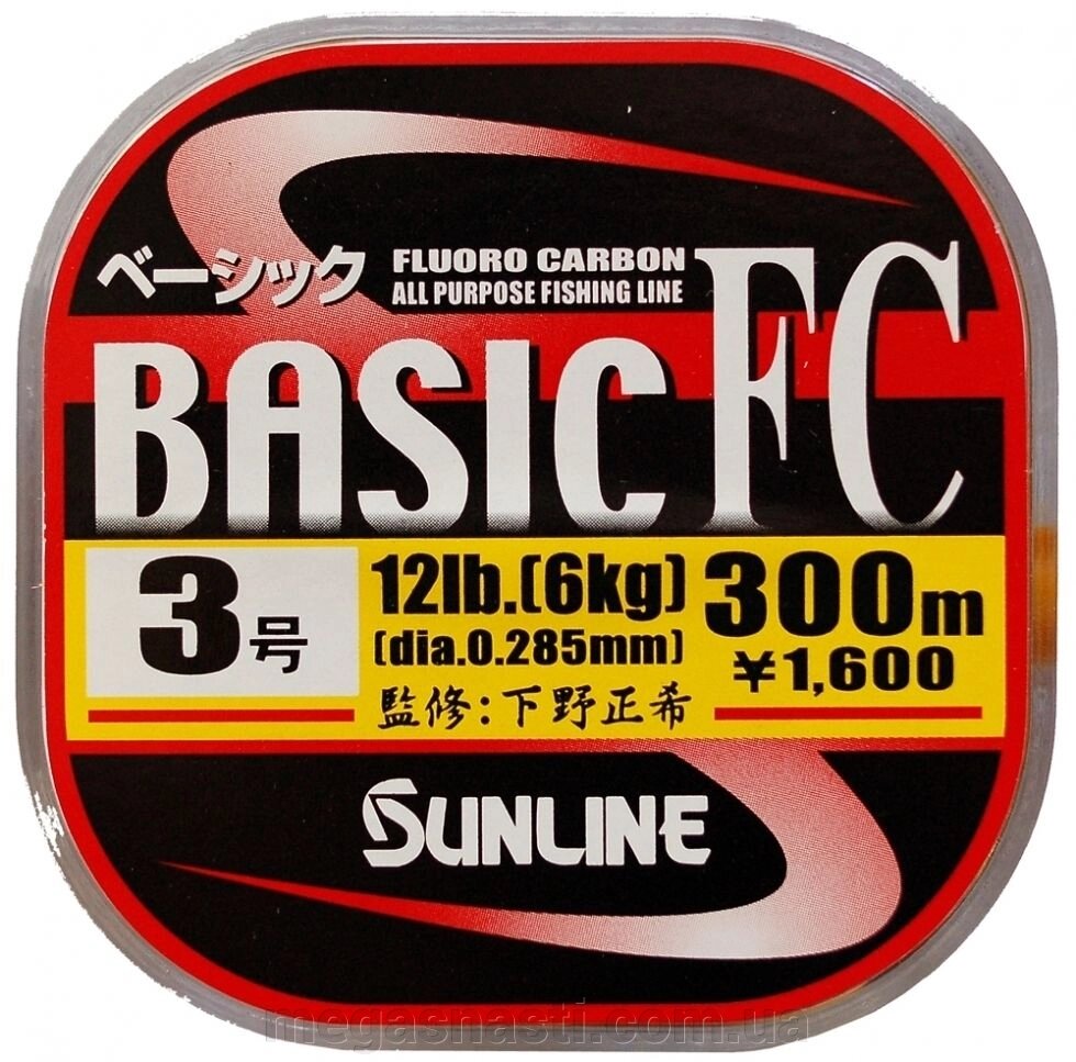 Флюорокарбон Sunline Basic FC 300м # 2 / 0.235мм 8LB від компанії MEGASNASTI - фото 1