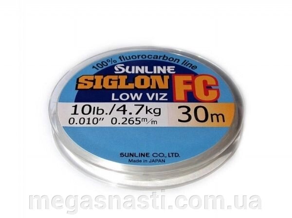 Флюорокарбон Sunline SIG-FC 30м 0.10мм 0.7кг (повідковий) від компанії MEGASNASTI - фото 1