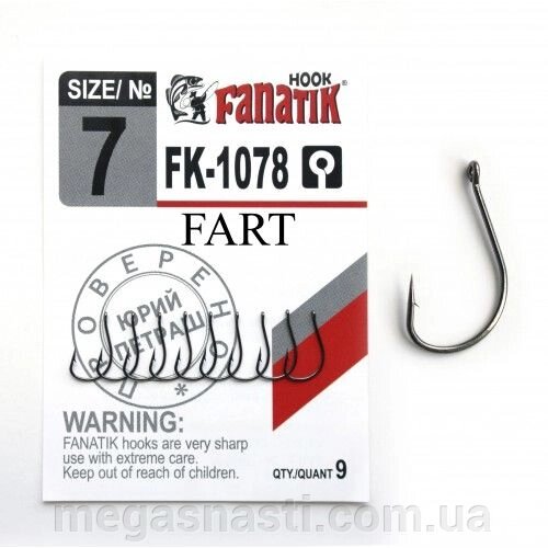 Гачок одинарний Fanatik FART FK-1078 №7 (9шт) від компанії MEGASNASTI - фото 1