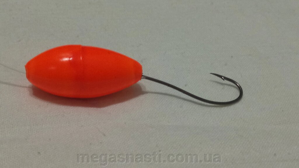Гачок Томас для ловли пеленгаса з червоним шаматом (поплавком) в сборе XL від компанії MEGASNASTI - фото 1