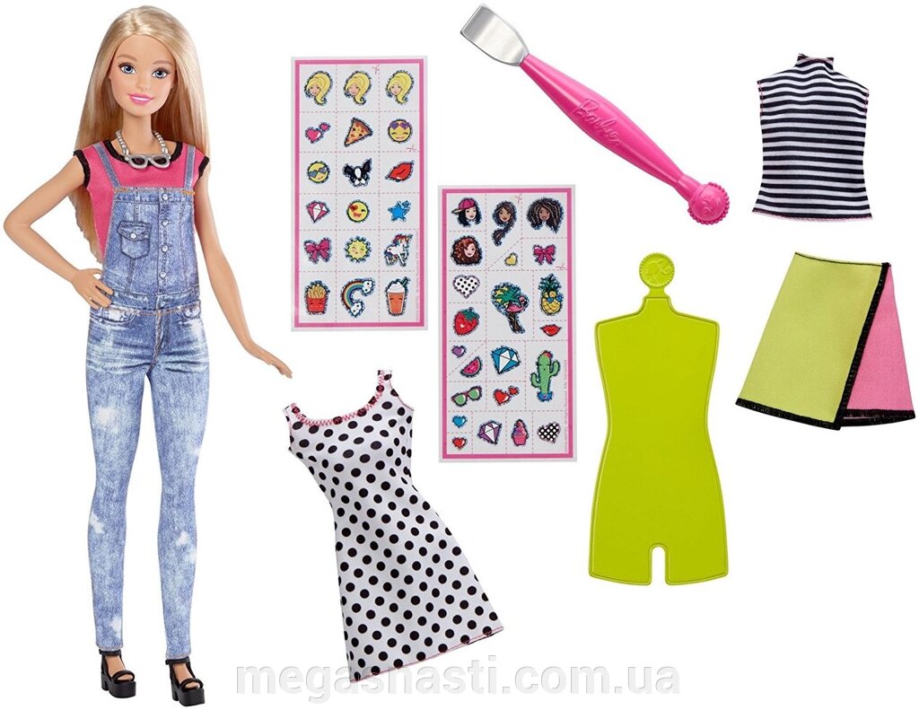 Ігровий набір Barbie емоджі (Barbie D. I. Y. Emoji Style Doll - Blonde), Mattel від компанії MEGASNASTI - фото 1