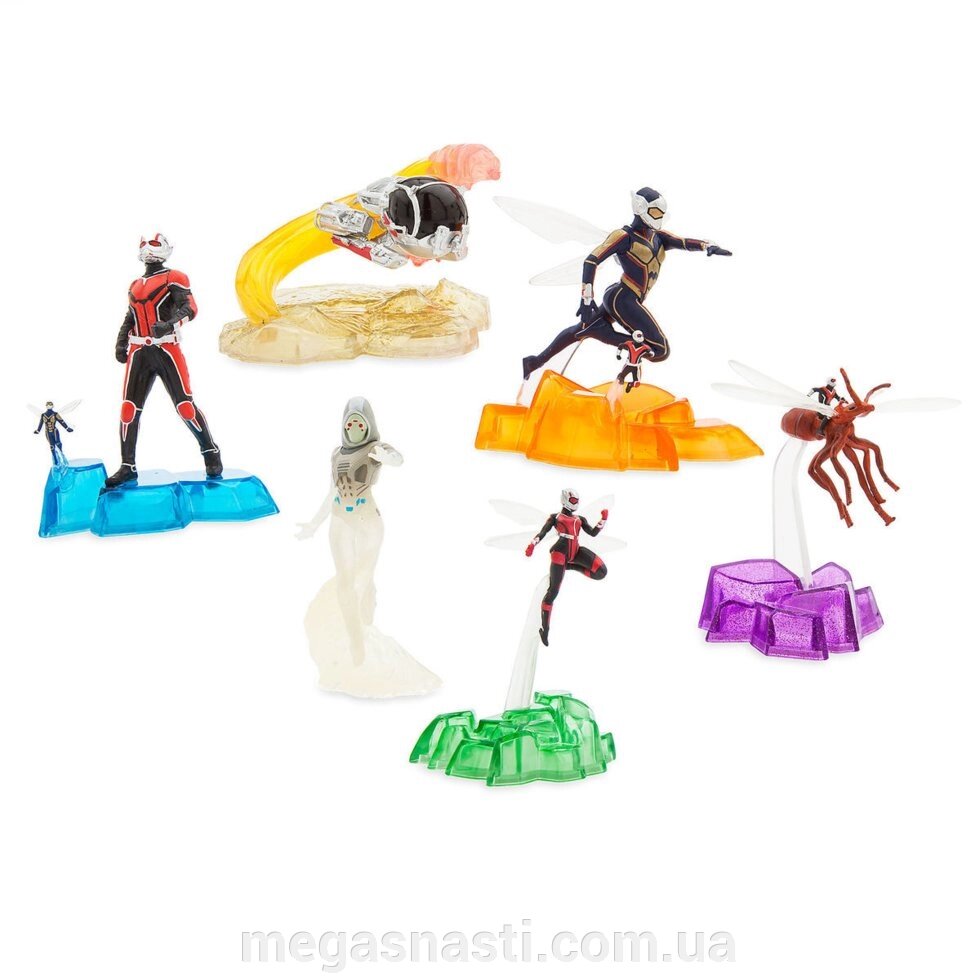 Ігровий набір Людина Мурашка (Ant-Man and The Wasp Figure Play Set), 6 фігурок, disney від компанії MEGASNASTI - фото 1