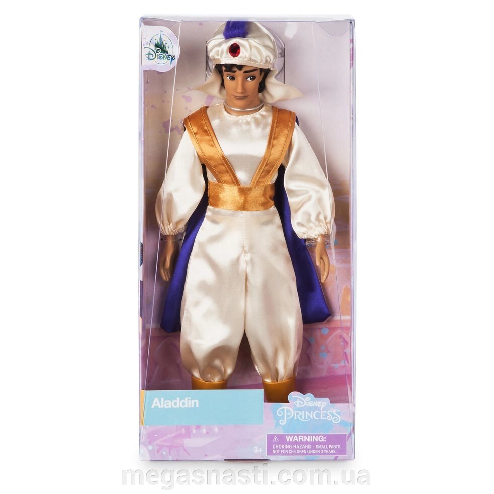 Класичний принц Дисней Алладин (Aladdin as Prince Ali Classic Doll), Disney, новинка 2019г від компанії MEGASNASTI - фото 1