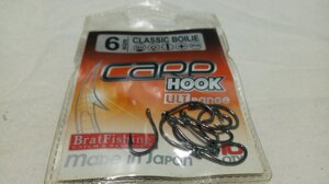 Гачок одинарний Bratfishing Сlassic Boilie №6 Color BN (10шт)