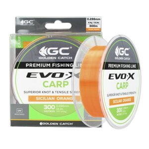 Волосінь GC Evo-X Carp 300м Sicilian 0.261мм Orange