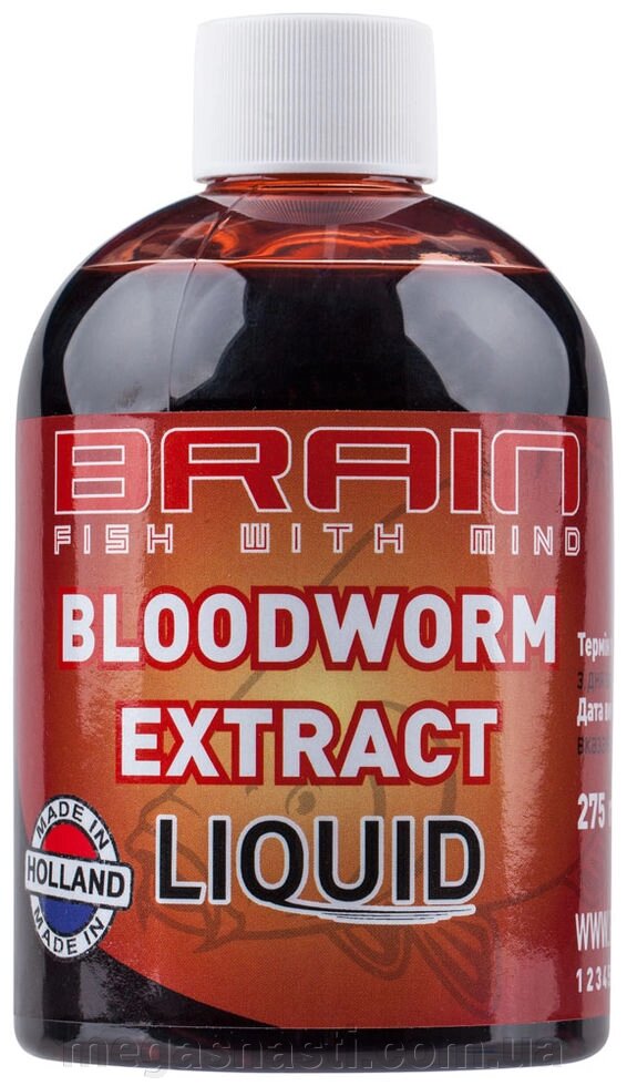Ліквід Brain Bloodworm Extract Liquid (Мотиль) 275мл від компанії MEGASNASTI - фото 1
