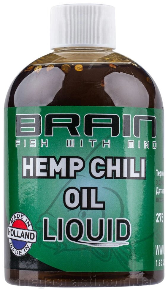Ліквід Brain Hemp Oil + Chili Liquid (Конопля-Перець) 275мл від компанії MEGASNASTI - фото 1