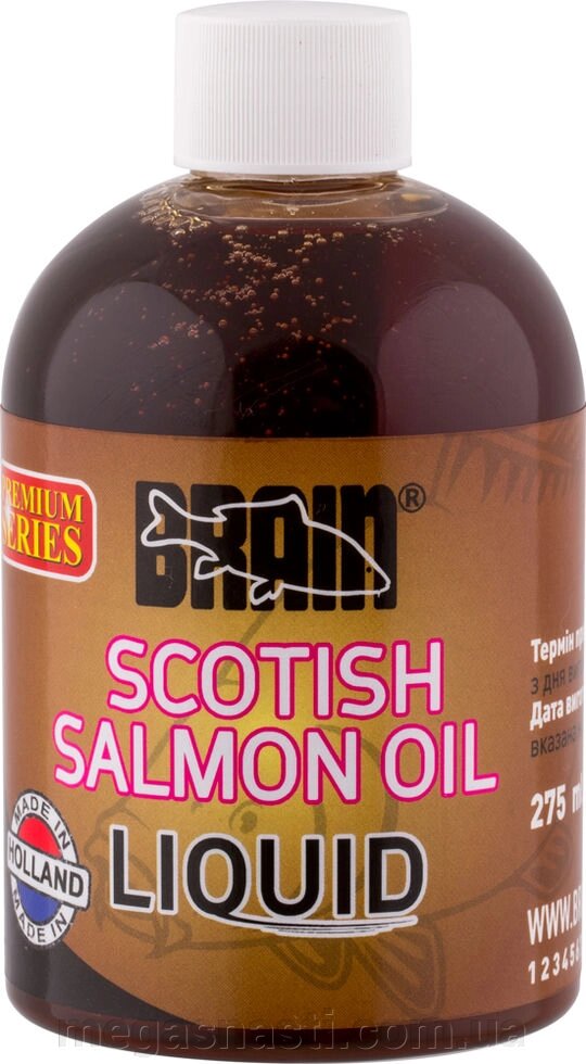 Ліквід Brain Scotisch Salmon Oil Liquid (Лососеве масло) 275мл від компанії MEGASNASTI - фото 1