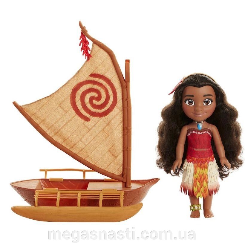 Лялька принцеса Моана і каное, (Disney Moana Ocean Adventure Doll Set) для гри в воді, Jakks Pacific від компанії MEGASNASTI - фото 1
