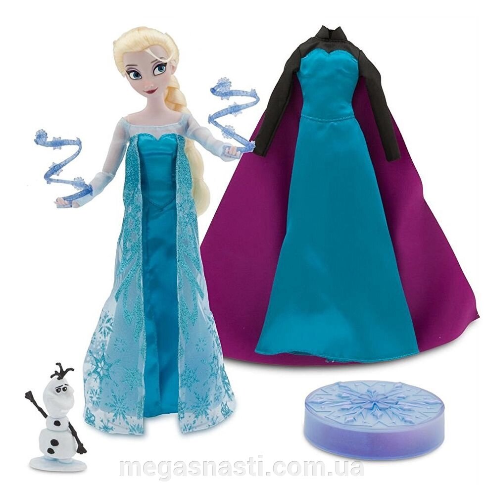 Набір співаюча лялька Ельза (інтерактивна) Elsa singing Frozen, Disney від компанії MEGASNASTI - фото 1
