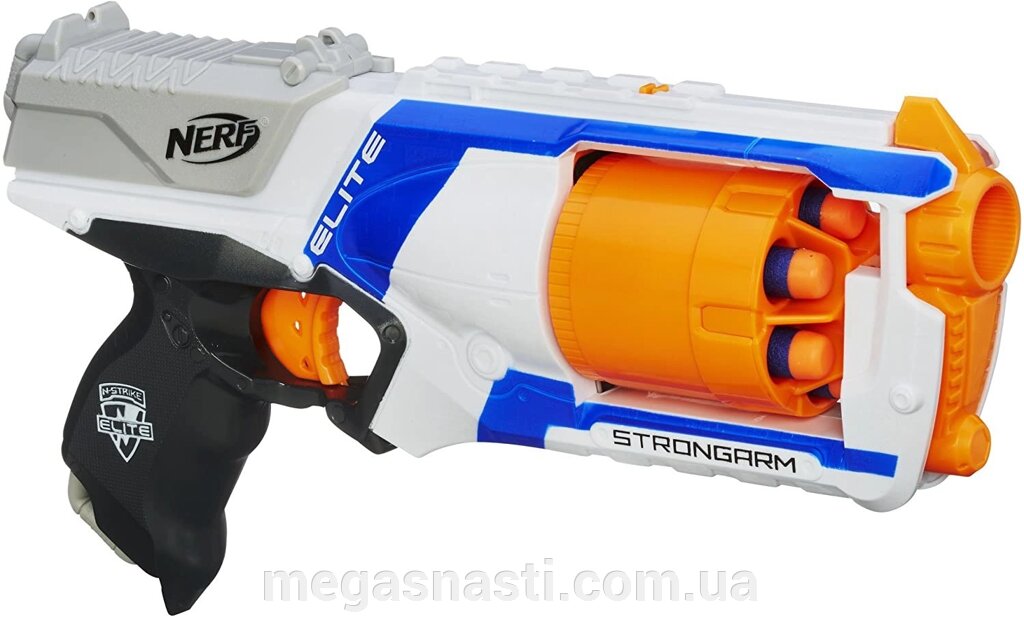 Nerf N-Strike Elite Бластер Еліт Страйф Strongarm Blaster Hasbro від компанії MEGASNASTI - фото 1