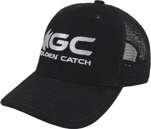 Кепка Golden Catch Trucker чорна (з сіткою)