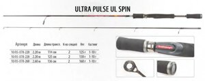 Спінінг BratFishing Ultra Pulse UL Spin 2.40m (1-10g)