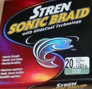 Шнур Stren Sonic Braid (Lo-Vis Green) 20 Lb