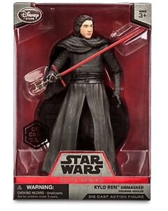 Кайло Рен без маски 17см (Kylo Ren Unmasked Elite Series Die Cast Action Figure Star Wars: The Force Awakens), disney