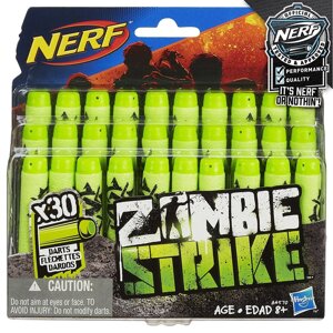 Nerf набір патронів Зомбі страйк (Official Nerf Zombie Strike 30-Dart Refill Pack) 30штук, Hasbro