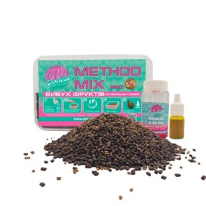 Прикормка Ай-Підсікай Pellets METHOD MIX PRO Вибух Фруктів 2мм 400гр