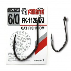 Гачок одинарний Fanatik CAT FISH / СОМ FK-1126 №6 / 0 (1шт)