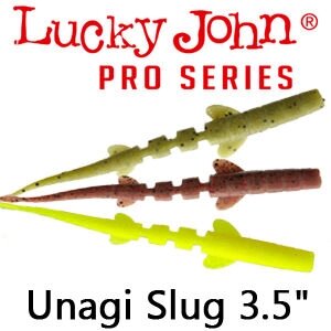 Силікон Lucky John Pro Series UNAGI SLUG 3.5 "(5шт)