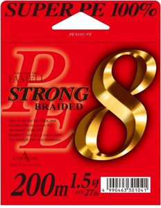 Шнур Yamatoyo Super PE Strong 8 200м # 1.5 / 27lb