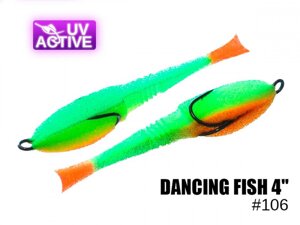 Поролонова рибка ПрофМонтаж Dancing Fish 4" #106 (5шт)